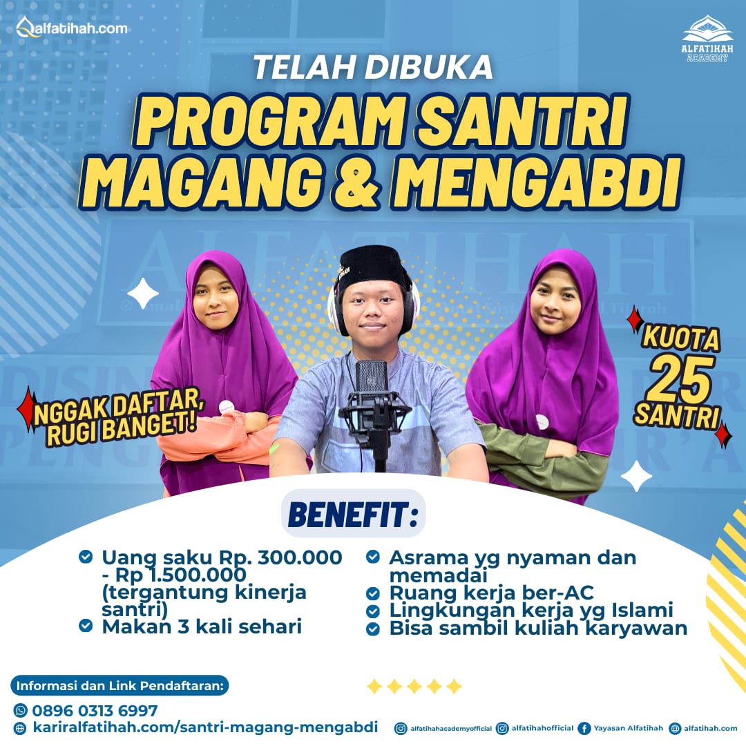 flyer santri magang mengabdi