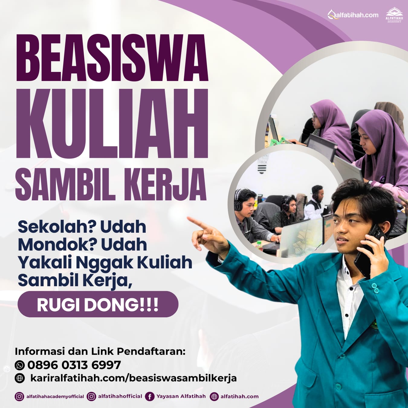 4. Beasiswa Kuliah Sambil Kerja 1