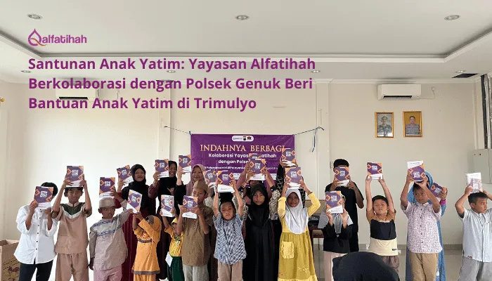 Santunan Anak Yatim: Yayasan Alfatihah Berkolaborasi dengan Polsek Genuk Beri Bantuan Anak Yatim di Trimulyo