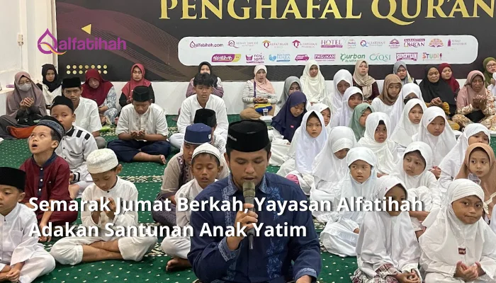 Semarak Jumat Berkah, Yayasan Alfatihah Adakan Santunan Anak Yatim