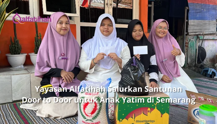 Yayasan Alfatihah Salurkan Santunan Door to Door untuk Anak Yatim di Semarang