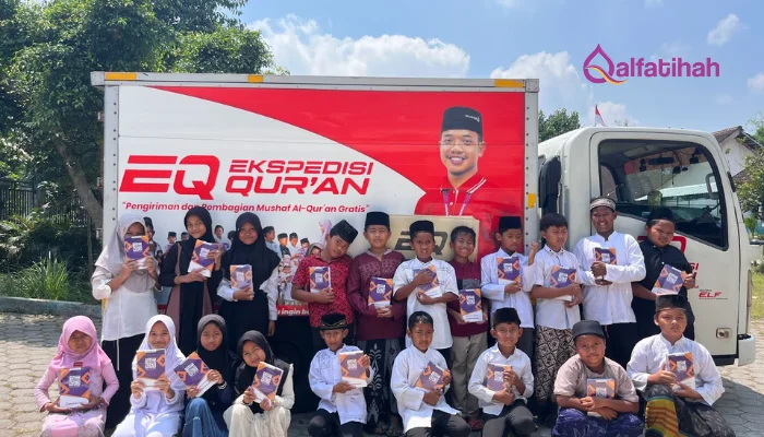 Laporan Distribusi Program Wakaf Quran Yayasan Alfatihah Bagikan Ribuan Mushaf dan Iqra 2