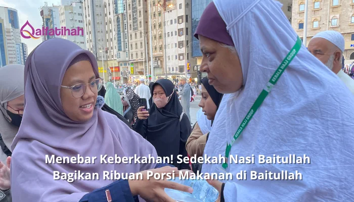 Menebar Keberkahan! Sedekah Nasi Baitullah Bagikan Ribuan Porsi Makanan di Baitullah