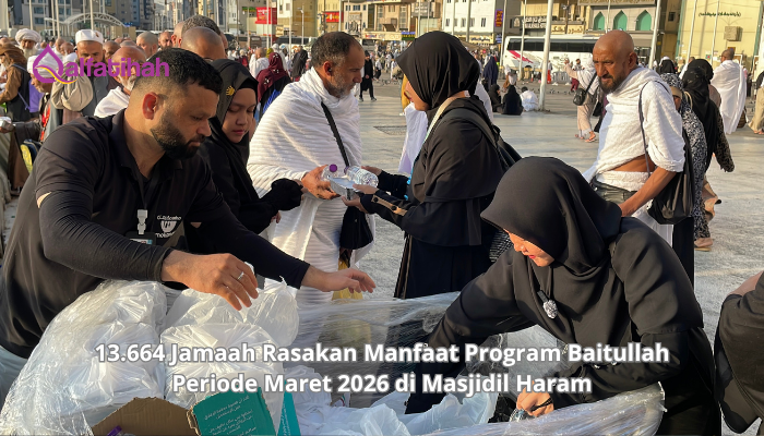 13.664 Jamaah Rasakan Manfaat Program Baitullah Periode Maret 2026 di Masjidil Haram