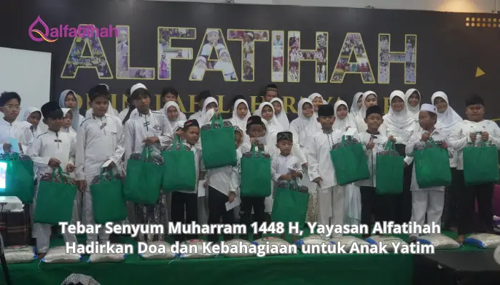 Tebar Senyum Muharram 1448 H, Yayasan Alfatihah Hadirkan Doa dan Kebahagiaan untuk Anak Yatim
