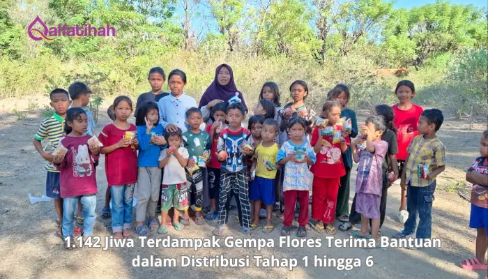 1.142 Jiwa Terdampak Gempa Flores Terima Bantuan dalam Distribusi Tahap 1 hingga 6