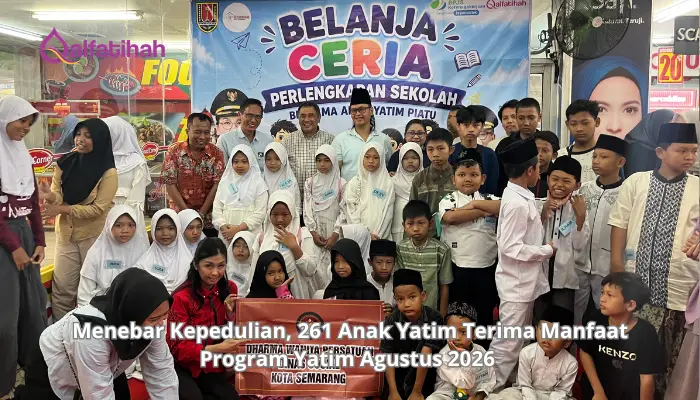 Menebar Kepedulian, 261 Anak Yatim Terima Manfaat Program Yatim Agustus 2026