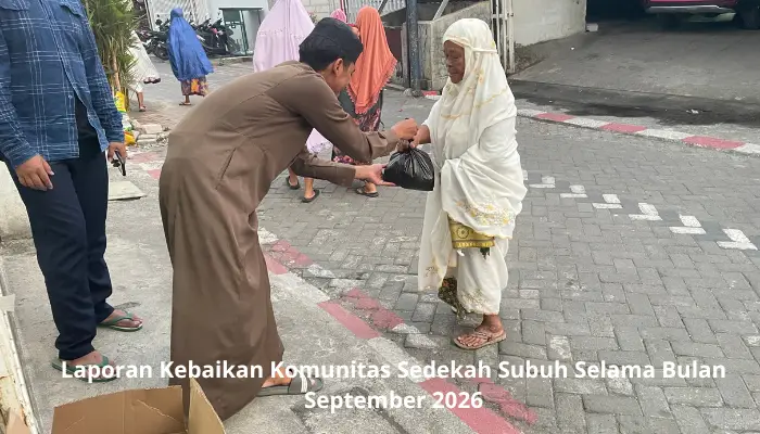 Laporan Kebaikan Komunitas Sedekah Subuh Selama Bulan September 2026